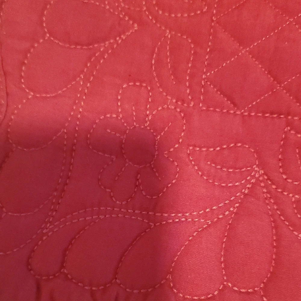 Elegant Red Quilted Placemats